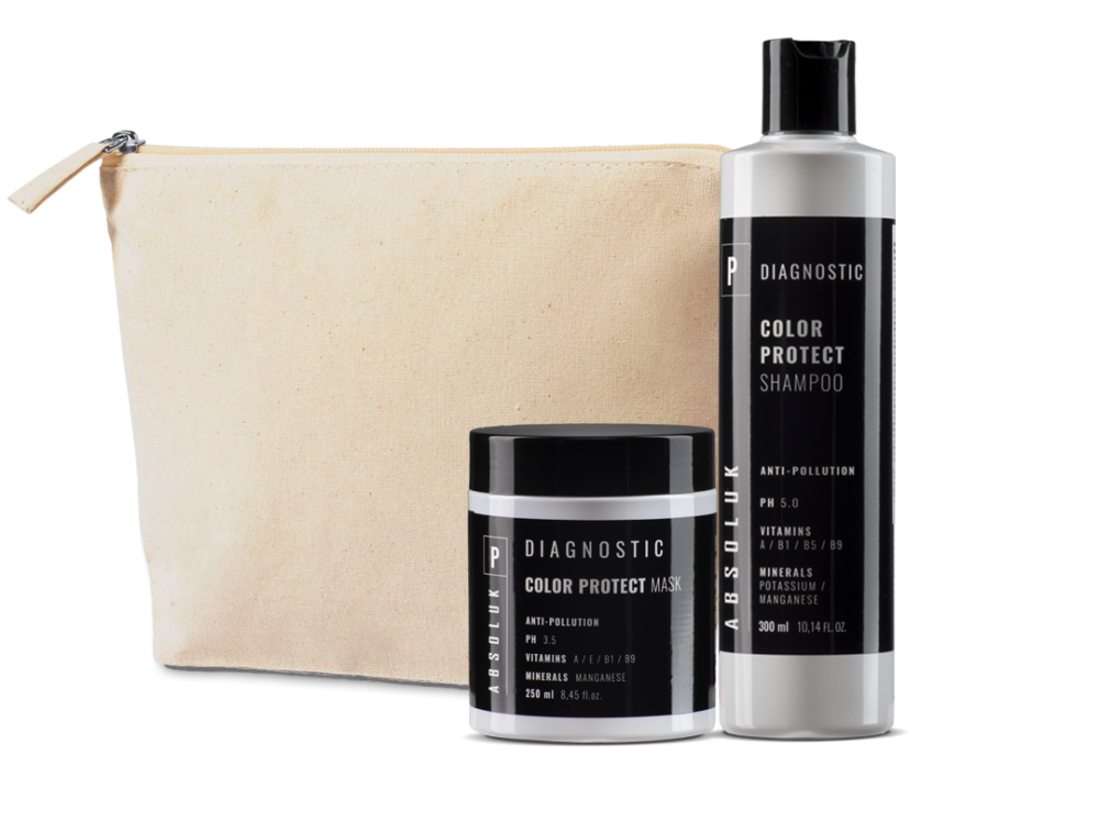 Absoluk Gift Set Curl - Set na vlnité vlasy šampon + maska + taštička