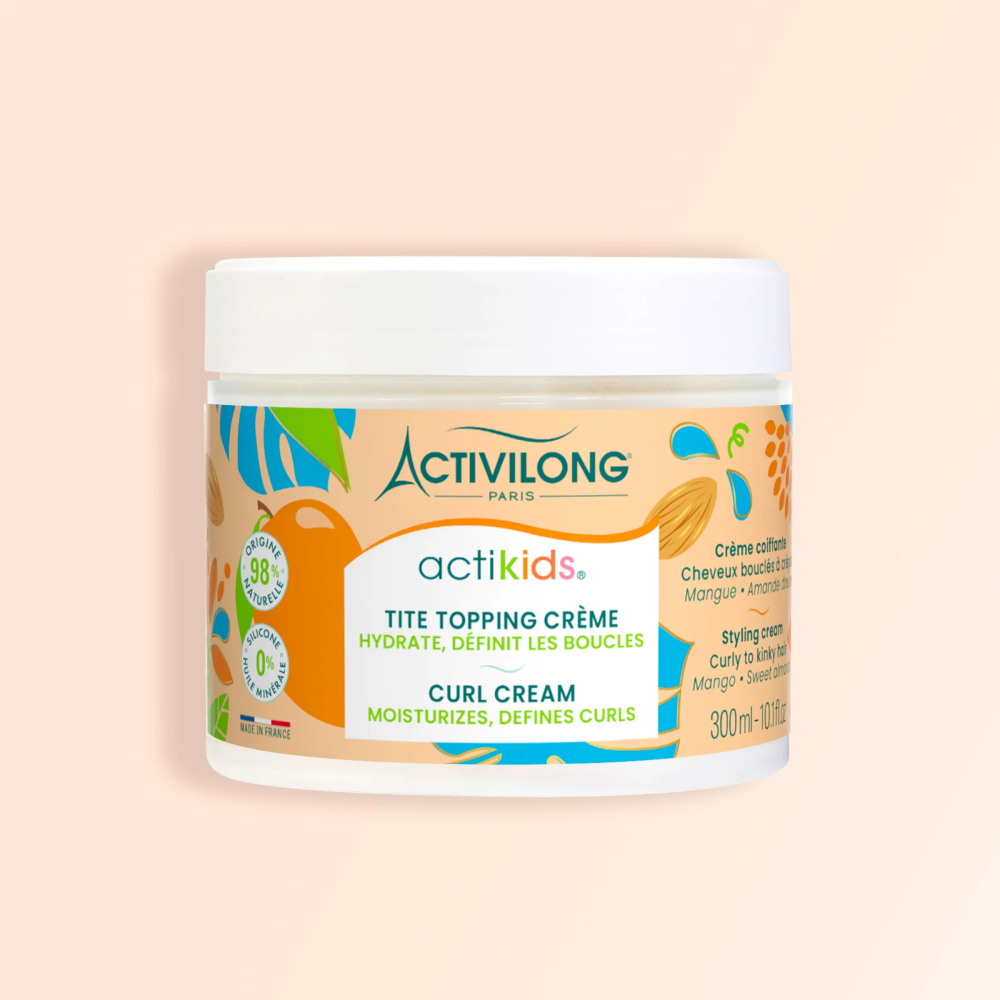 Levně Activilong Actikids Topping Curl Cream 300ml - Vyživující krém na kudrny pro děti