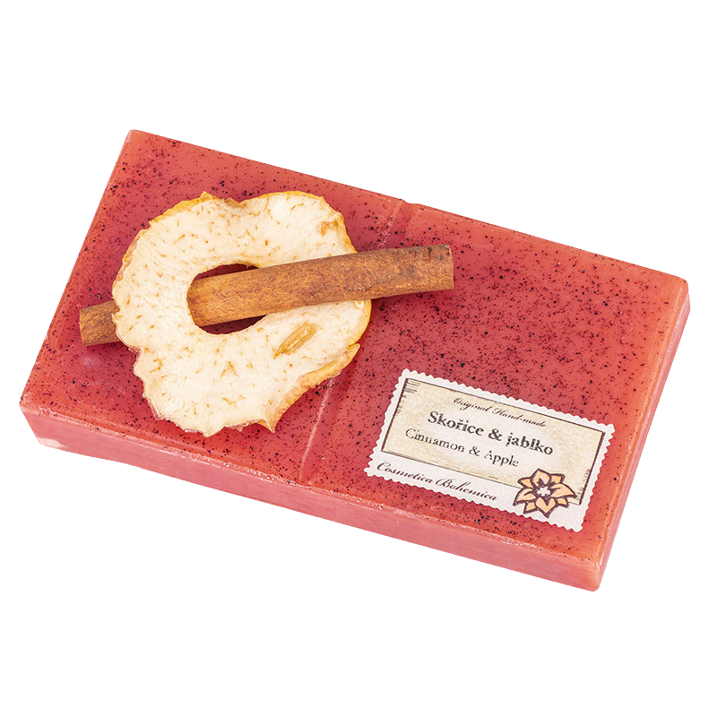 Levně Cosmetica Bohemica - Mýdlo zdobené Skořice jablko 200g