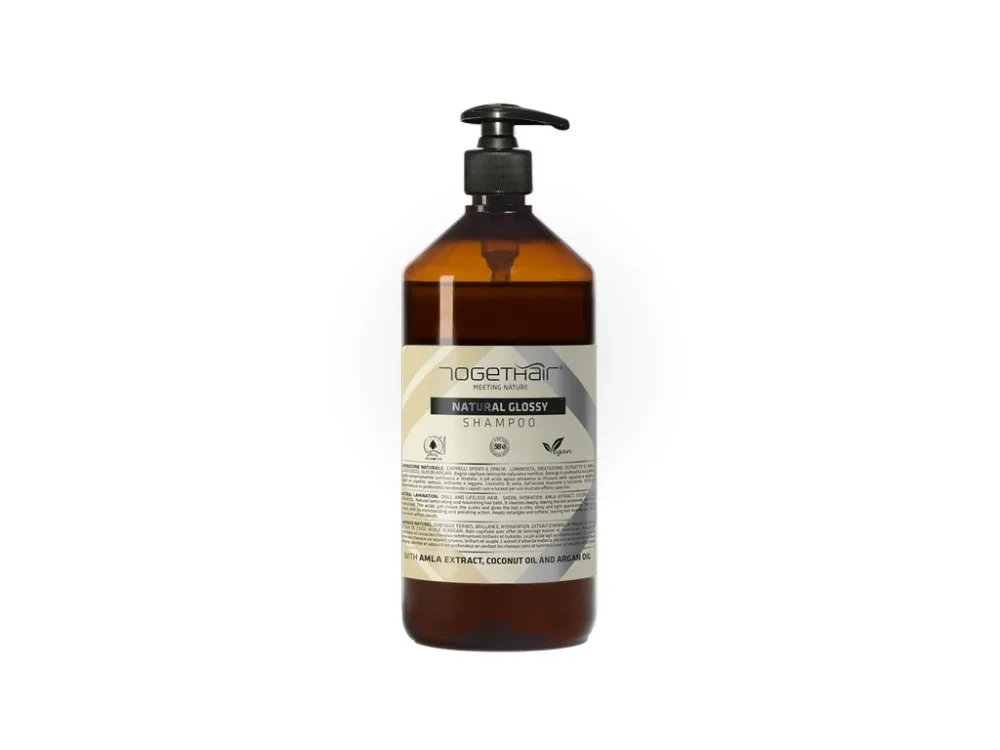 Togethair Natural Glossy Shampoo 1000ml - Lamilační vyživující šampon na suché a poškozené